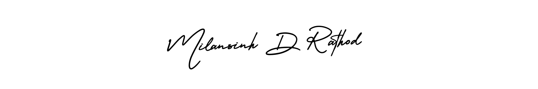 Best and Professional Signature Style for Milansinh D Rathod. AmerikaSignatureDemo-Regular Best Signature Style Collection. Milansinh D Rathod signature style 3 images and pictures png