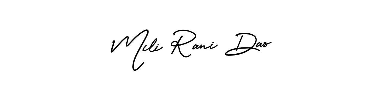 Once you've used our free online signature maker to create your best signature AmerikaSignatureDemo-Regular style, it's time to enjoy all of the benefits that Mili Rani Das name signing documents. Mili Rani Das signature style 3 images and pictures png