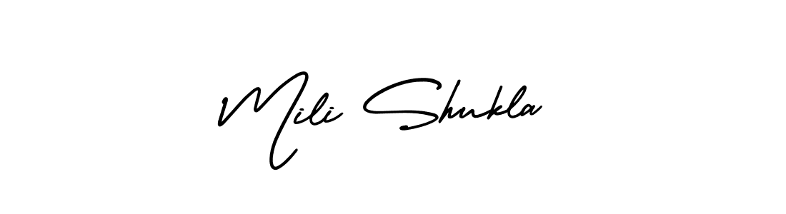 Once you've used our free online signature maker to create your best signature AmerikaSignatureDemo-Regular style, it's time to enjoy all of the benefits that Mili Shukla name signing documents. Mili Shukla signature style 3 images and pictures png