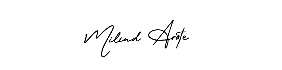 AmerikaSignatureDemo-Regular is a professional signature style that is perfect for those who want to add a touch of class to their signature. It is also a great choice for those who want to make their signature more unique. Get Milind Arote name to fancy signature for free. Milind Arote signature style 3 images and pictures png