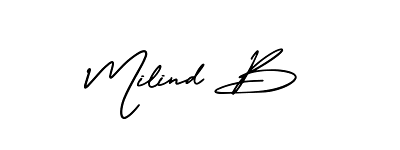 Make a short Milind B signature style. Manage your documents anywhere anytime using AmerikaSignatureDemo-Regular. Create and add eSignatures, submit forms, share and send files easily. Milind B signature style 3 images and pictures png