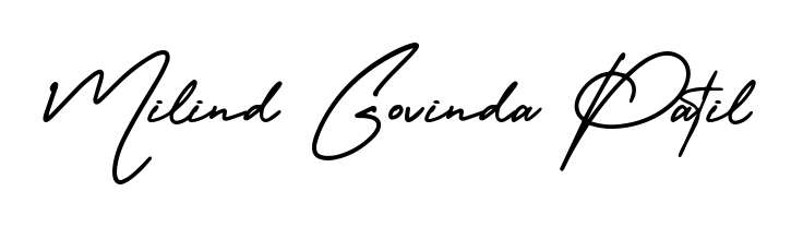 Personalize your online presence with Milind Govinda Patil signature rendered in elegant AmerikaSignatureDemo-Regular font. Great for website footers and blogs. Milind Govinda Patil signature style 3 images and pictures png