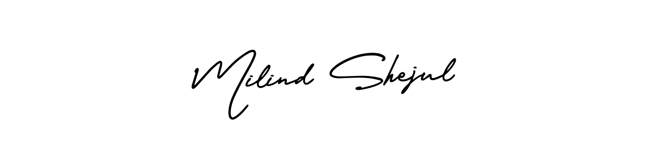 How to Draw Milind Shejul signature style? AmerikaSignatureDemo-Regular is a latest design signature styles for name Milind Shejul. Milind Shejul signature style 3 images and pictures png