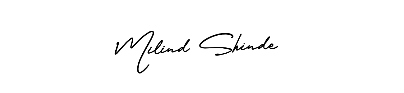 if you are searching for the best signature style for your name Milind Shinde. so please give up your signature search. here we have designed multiple signature styles  using AmerikaSignatureDemo-Regular. Milind Shinde signature style 3 images and pictures png