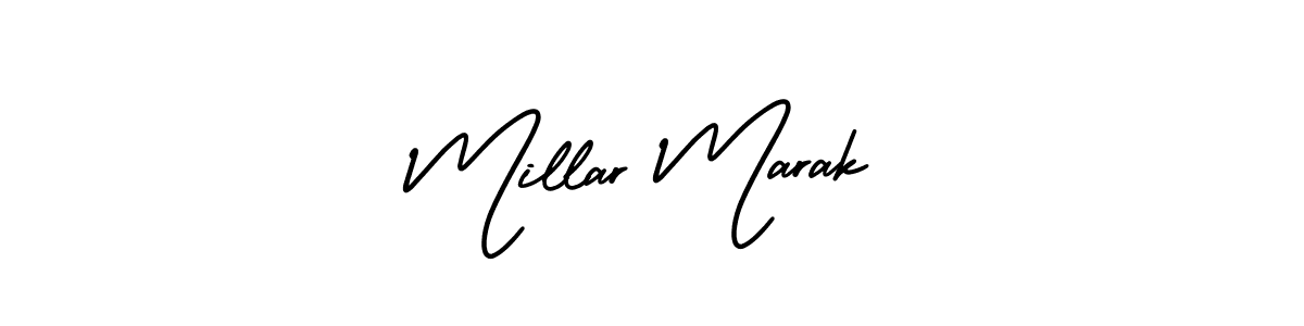 This is the best signature style for the Millar Marak name. Also you like these signature font (AmerikaSignatureDemo-Regular). Mix name signature. Millar Marak signature style 3 images and pictures png