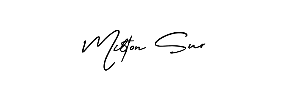 Check out images of Autograph of Milton Sur name. Actor Milton Sur Signature Style. AmerikaSignatureDemo-Regular is a professional sign style online. Milton Sur signature style 3 images and pictures png