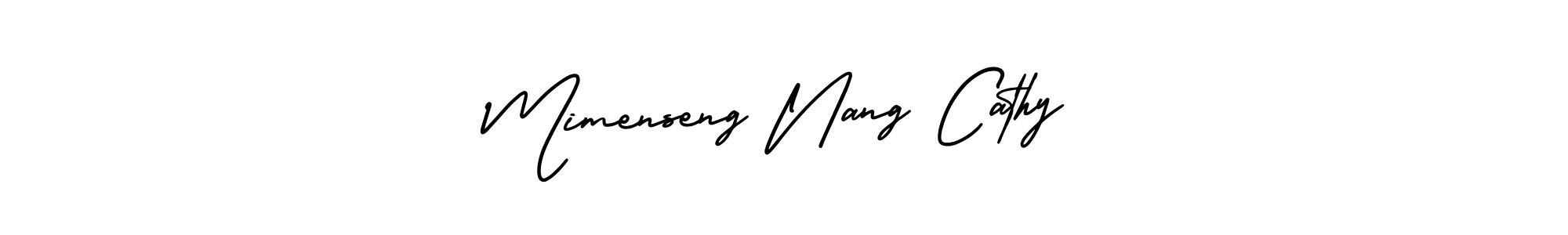 Make a beautiful signature design for name Mimenseng Nang Cathy. Use this online signature maker to create a handwritten signature for free. Mimenseng Nang Cathy signature style 3 images and pictures png