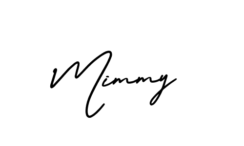 Mimmy stylish signature style. Best Handwritten Sign (AmerikaSignatureDemo-Regular) for my name. Handwritten Signature Collection Ideas for my name Mimmy. Mimmy signature style 3 images and pictures png