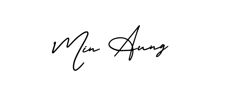 Check out images of Autograph of Min Aung name. Actor Min Aung Signature Style. AmerikaSignatureDemo-Regular is a professional sign style online. Min Aung signature style 3 images and pictures png