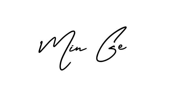 Also You can easily find your signature by using the search form. We will create Min Ge name handwritten signature images for you free of cost using AmerikaSignatureDemo-Regular sign style. Min Ge signature style 3 images and pictures png