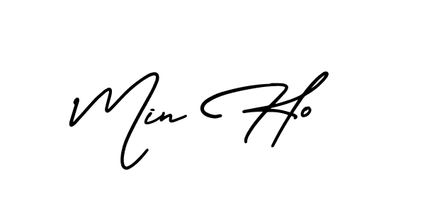 Also You can easily find your signature by using the search form. We will create Min Ho name handwritten signature images for you free of cost using AmerikaSignatureDemo-Regular sign style. Min Ho signature style 3 images and pictures png