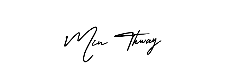 Check out images of Autograph of Min Thway name. Actor Min Thway Signature Style. AmerikaSignatureDemo-Regular is a professional sign style online. Min Thway signature style 3 images and pictures png