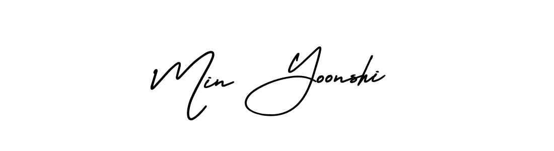 Once you've used our free online signature maker to create your best signature AmerikaSignatureDemo-Regular style, it's time to enjoy all of the benefits that Min Yoonshi name signing documents. Min Yoonshi signature style 3 images and pictures png