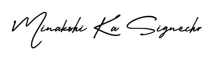 Explore multiple handwriting variations for Minakshi Ka Signechr including this stunning AmerikaSignatureDemo-Regular design. Free to use across all platforms. Minakshi Ka Signechr signature style 3 images and pictures png