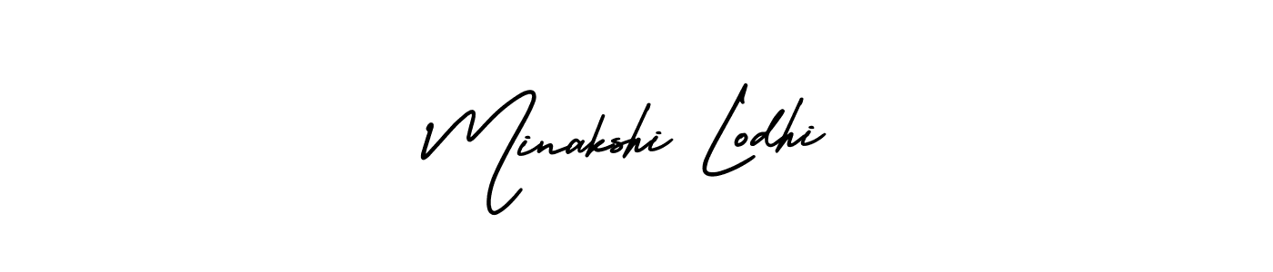 Create a beautiful signature design for name Minakshi Lodhi. With this signature (AmerikaSignatureDemo-Regular) fonts, you can make a handwritten signature for free. Minakshi Lodhi signature style 3 images and pictures png