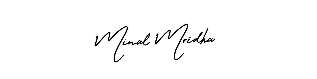 Best and Professional Signature Style for Minal Mridha. AmerikaSignatureDemo-Regular Best Signature Style Collection. Minal Mridha signature style 3 images and pictures png