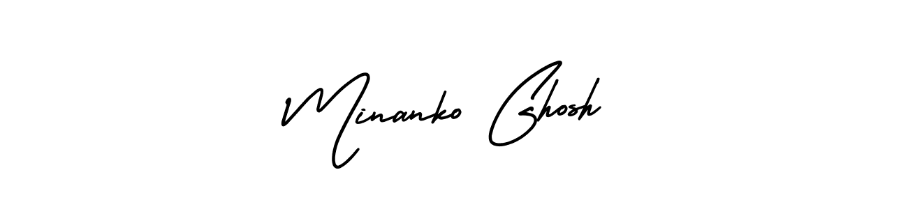 You can use this online signature creator to create a handwritten signature for the name Minanko Ghosh. This is the best online autograph maker. Minanko Ghosh signature style 3 images and pictures png