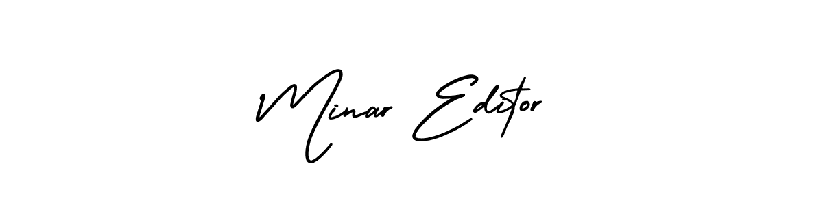 Check out images of Autograph of Minar Editor name. Actor Minar Editor Signature Style. AmerikaSignatureDemo-Regular is a professional sign style online. Minar Editor signature style 3 images and pictures png