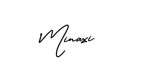 Also we have Minaxi name is the best signature style. Create professional handwritten signature collection using AmerikaSignatureDemo-Regular autograph style. Minaxi signature style 3 images and pictures png