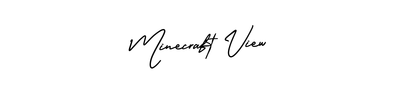 You should practise on your own different ways (AmerikaSignatureDemo-Regular) to write your name (Minecraft View) in signature. don't let someone else do it for you. Minecraft View signature style 3 images and pictures png
