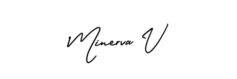 You can use this online signature creator to create a handwritten signature for the name Minerva V. This is the best online autograph maker. Minerva V signature style 3 images and pictures png