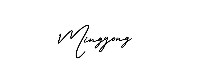 Make a beautiful signature design for name Mingyong. Use this online signature maker to create a handwritten signature for free. Mingyong signature style 3 images and pictures png