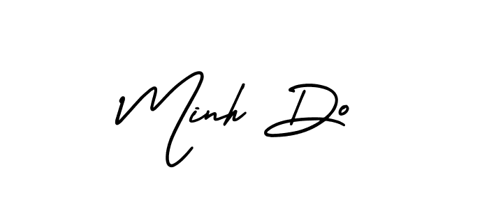 How to make Minh Do signature? AmerikaSignatureDemo-Regular is a professional autograph style. Create handwritten signature for Minh Do name. Minh Do signature style 3 images and pictures png