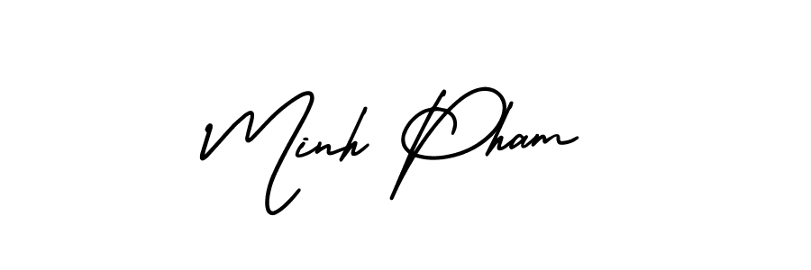 Also we have Minh Pham name is the best signature style. Create professional handwritten signature collection using AmerikaSignatureDemo-Regular autograph style. Minh Pham signature style 3 images and pictures png
