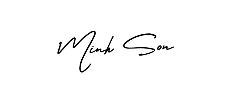 Make a beautiful signature design for name Minh Son. Use this online signature maker to create a handwritten signature for free. Minh Son signature style 3 images and pictures png