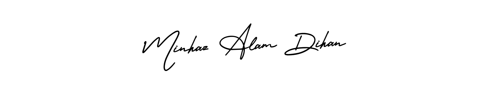 Make a beautiful signature design for name Minhaz Alam Dihan. Use this online signature maker to create a handwritten signature for free. Minhaz Alam Dihan signature style 3 images and pictures png