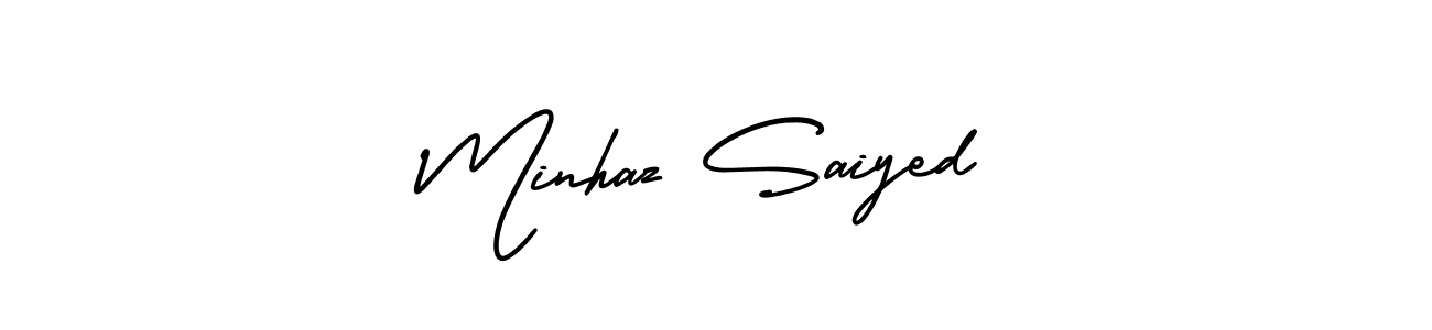 Make a short Minhaz Saiyed signature style. Manage your documents anywhere anytime using AmerikaSignatureDemo-Regular. Create and add eSignatures, submit forms, share and send files easily. Minhaz Saiyed signature style 3 images and pictures png