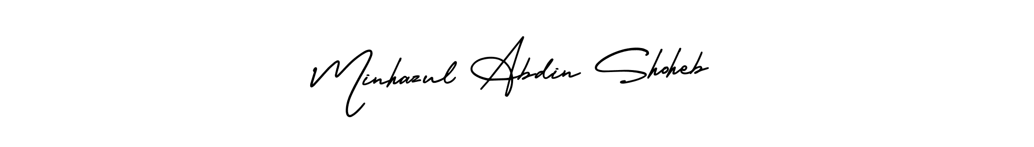 How to Draw Minhazul Abdin Shoheb signature style? AmerikaSignatureDemo-Regular is a latest design signature styles for name Minhazul Abdin Shoheb. Minhazul Abdin Shoheb signature style 3 images and pictures png
