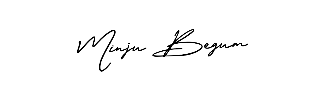 Best and Professional Signature Style for Minju Begum. AmerikaSignatureDemo-Regular Best Signature Style Collection. Minju Begum signature style 3 images and pictures png