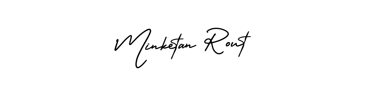 Also You can easily find your signature by using the search form. We will create Minketan Rout name handwritten signature images for you free of cost using AmerikaSignatureDemo-Regular sign style. Minketan Rout signature style 3 images and pictures png