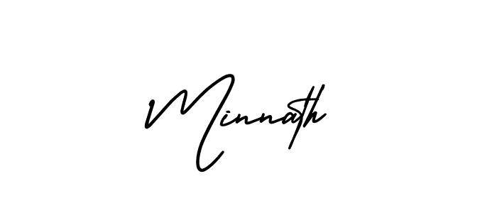 Make a beautiful signature design for name Minnath. Use this online signature maker to create a handwritten signature for free. Minnath signature style 3 images and pictures png