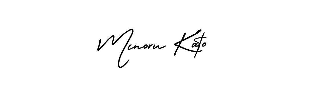 It looks lik you need a new signature style for name Minoru Kato. Design unique handwritten (AmerikaSignatureDemo-Regular) signature with our free signature maker in just a few clicks. Minoru Kato signature style 3 images and pictures png