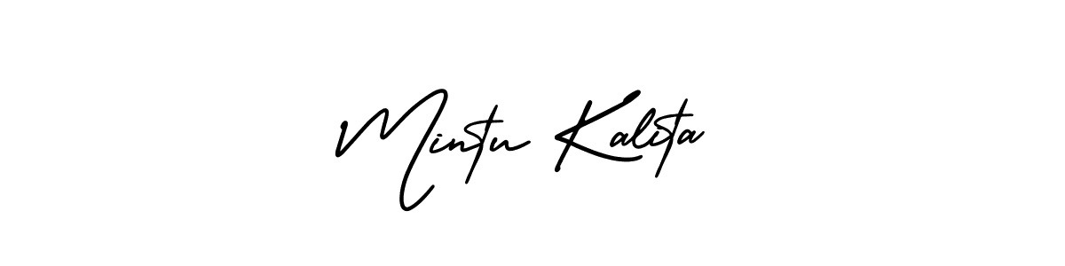 if you are searching for the best signature style for your name Mintu Kalita. so please give up your signature search. here we have designed multiple signature styles  using AmerikaSignatureDemo-Regular. Mintu Kalita signature style 3 images and pictures png