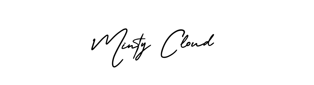 The best way (AmerikaSignatureDemo-Regular) to make a short signature is to pick only two or three words in your name. The name Minty Cloud include a total of six letters. For converting this name. Minty Cloud signature style 3 images and pictures png