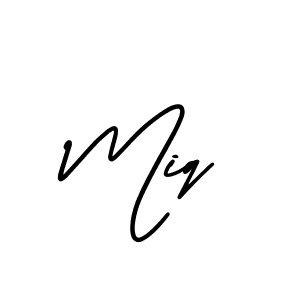 AmerikaSignatureDemo-Regular is a professional signature style that is perfect for those who want to add a touch of class to their signature. It is also a great choice for those who want to make their signature more unique. Get Miq name to fancy signature for free. Miq signature style 3 images and pictures png