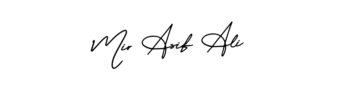 Create a beautiful signature design for name Mir Asif Ali. With this signature (AmerikaSignatureDemo-Regular) fonts, you can make a handwritten signature for free. Mir Asif Ali signature style 3 images and pictures png