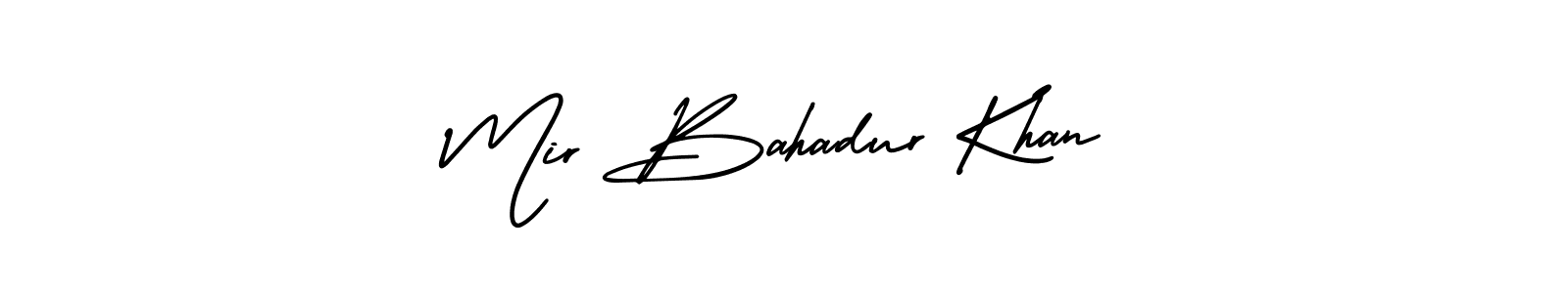 How to make Mir Bahadur Khan signature? AmerikaSignatureDemo-Regular is a professional autograph style. Create handwritten signature for Mir Bahadur Khan name. Mir Bahadur Khan signature style 3 images and pictures png