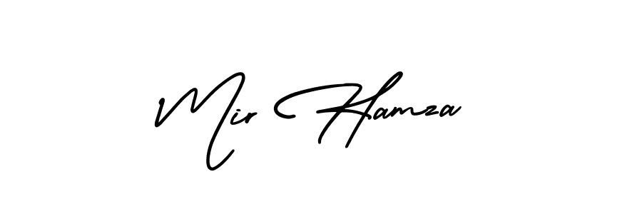 It looks lik you need a new signature style for name Mir Hamza. Design unique handwritten (AmerikaSignatureDemo-Regular) signature with our free signature maker in just a few clicks. Mir Hamza signature style 3 images and pictures png