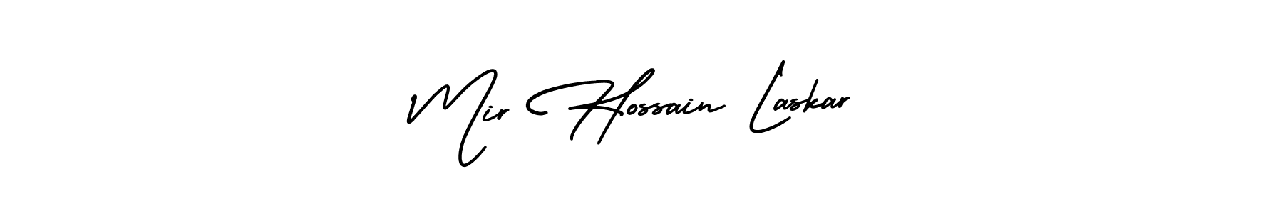 Also You can easily find your signature by using the search form. We will create Mir Hossain Laskar name handwritten signature images for you free of cost using AmerikaSignatureDemo-Regular sign style. Mir Hossain Laskar signature style 3 images and pictures png