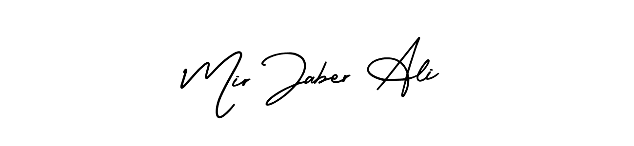 Check out images of Autograph of Mir Jaber Ali name. Actor Mir Jaber Ali Signature Style. AmerikaSignatureDemo-Regular is a professional sign style online. Mir Jaber Ali signature style 3 images and pictures png