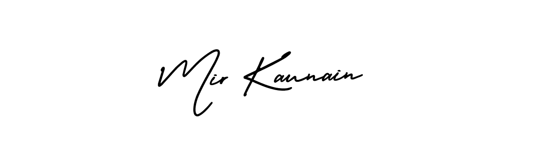 AmerikaSignatureDemo-Regular is a professional signature style that is perfect for those who want to add a touch of class to their signature. It is also a great choice for those who want to make their signature more unique. Get Mir Kaunain name to fancy signature for free. Mir Kaunain signature style 3 images and pictures png