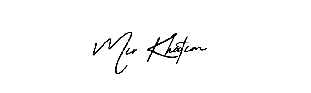 AmerikaSignatureDemo-Regular is a professional signature style that is perfect for those who want to add a touch of class to their signature. It is also a great choice for those who want to make their signature more unique. Get Mir Khatim name to fancy signature for free. Mir Khatim signature style 3 images and pictures png