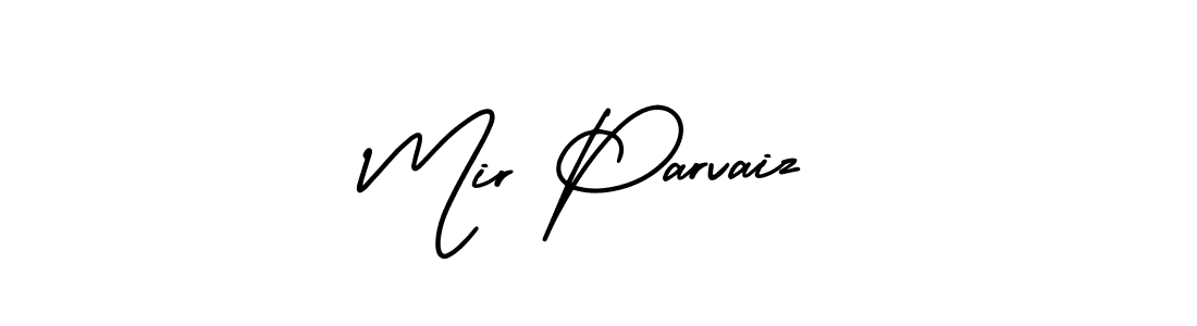 How to make Mir Parvaiz signature? AmerikaSignatureDemo-Regular is a professional autograph style. Create handwritten signature for Mir Parvaiz name. Mir Parvaiz signature style 3 images and pictures png