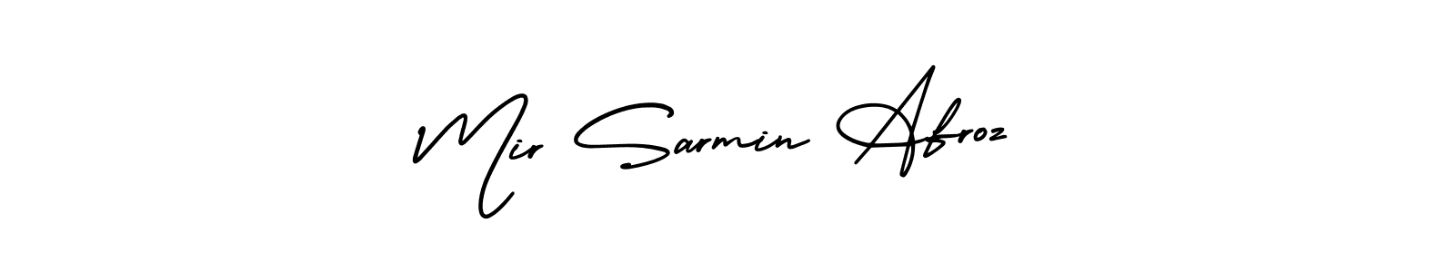 You can use this online signature creator to create a handwritten signature for the name Mir Sarmin Afroz. This is the best online autograph maker. Mir Sarmin Afroz signature style 3 images and pictures png