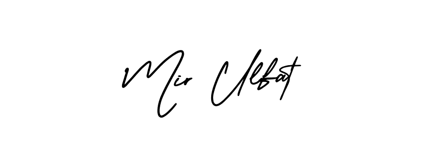 Also we have Mir Ulfat name is the best signature style. Create professional handwritten signature collection using AmerikaSignatureDemo-Regular autograph style. Mir Ulfat signature style 3 images and pictures png