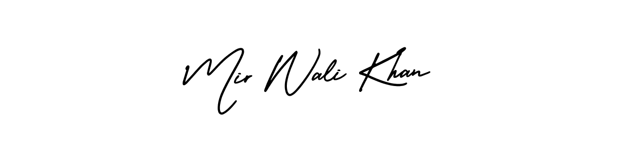 Design your own signature with our free online signature maker. With this signature software, you can create a handwritten (AmerikaSignatureDemo-Regular) signature for name Mir Wali Khan. Mir Wali Khan signature style 3 images and pictures png